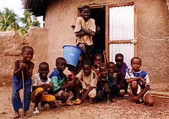 Students from Kabe Elementary School in Kabe, Mali.